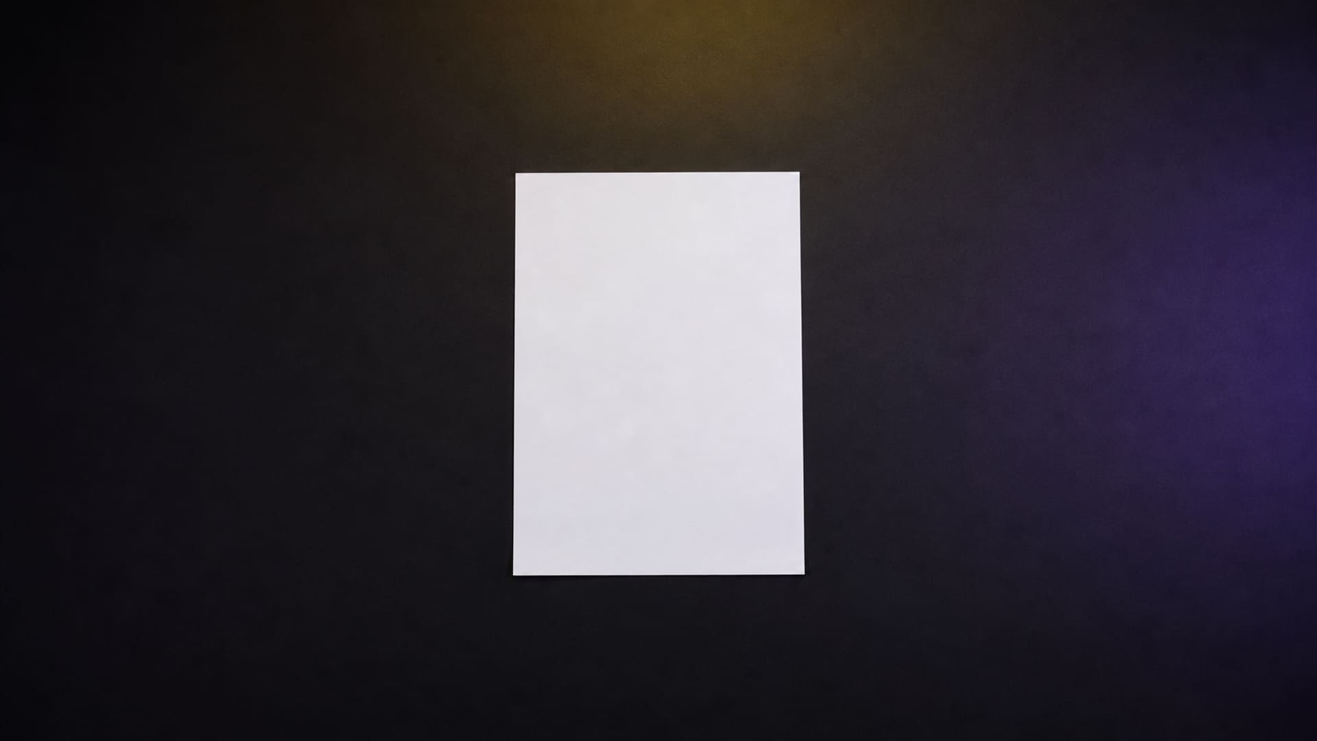 Sheet of A4 paper