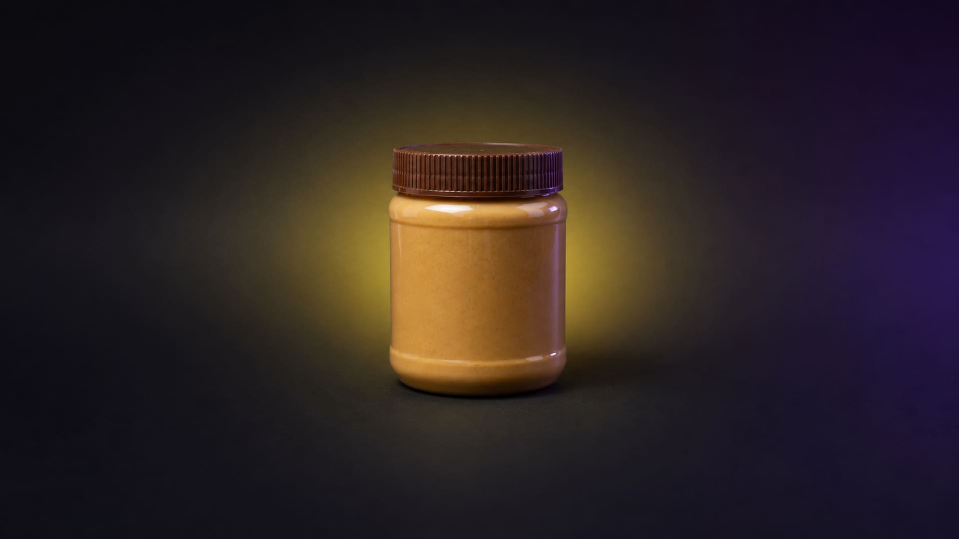 Jar of peanut butter