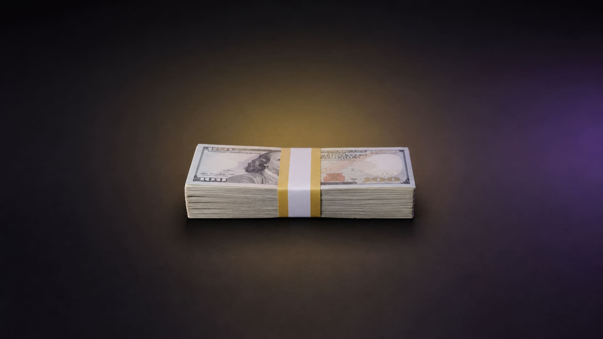 One million dollars in $100 bills